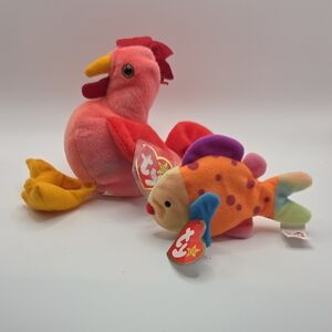 Ty Rooster Strut and Lips Fish Set